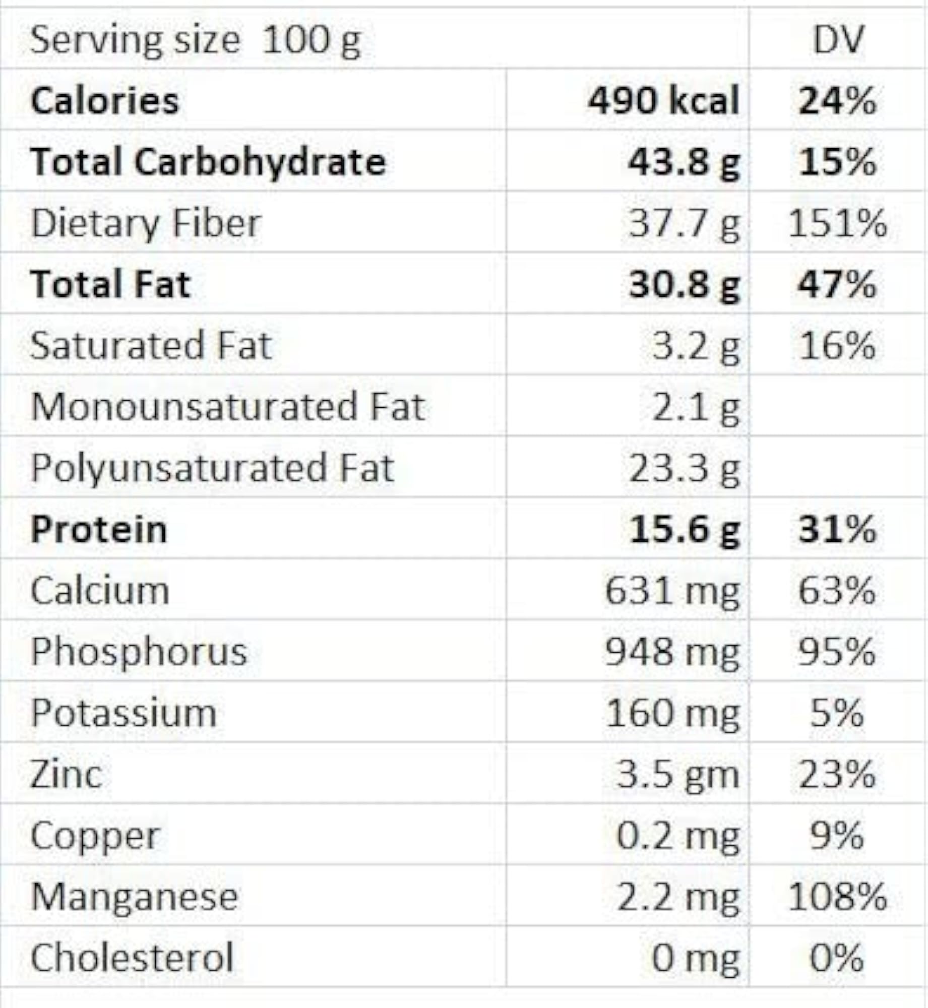 3V PRODUCTS Nathai Choori Seeds, 100g